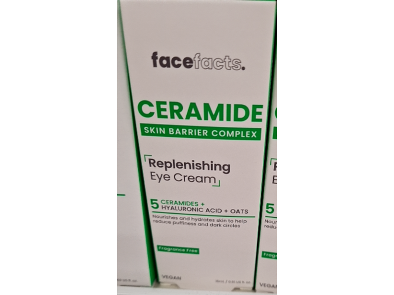 Face Facts Ceramide Replenishing Eye Cream, 0.51 fl oz/15 mL
