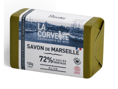 La Corvette Marseille Soap, Olive, 3.53 oz/100 g