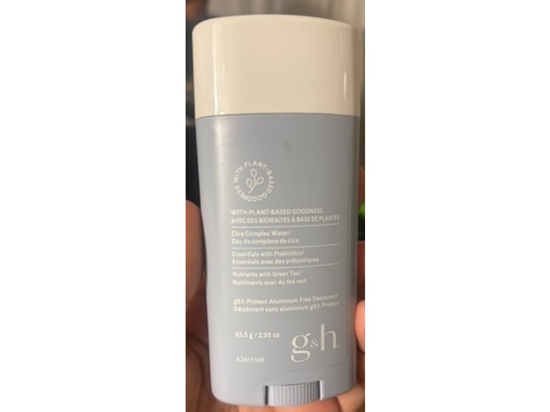 G&H Protect Deodorant, Cica Complex Water, 2.95 oz/83.5 g