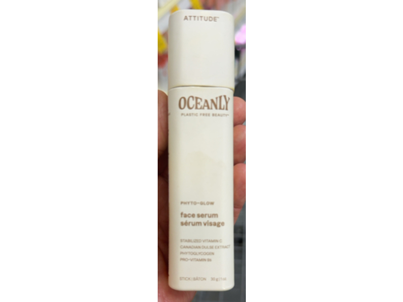 Attitude Oceanly Phyto-Glow Face Serum Stick,1 oz/30 g