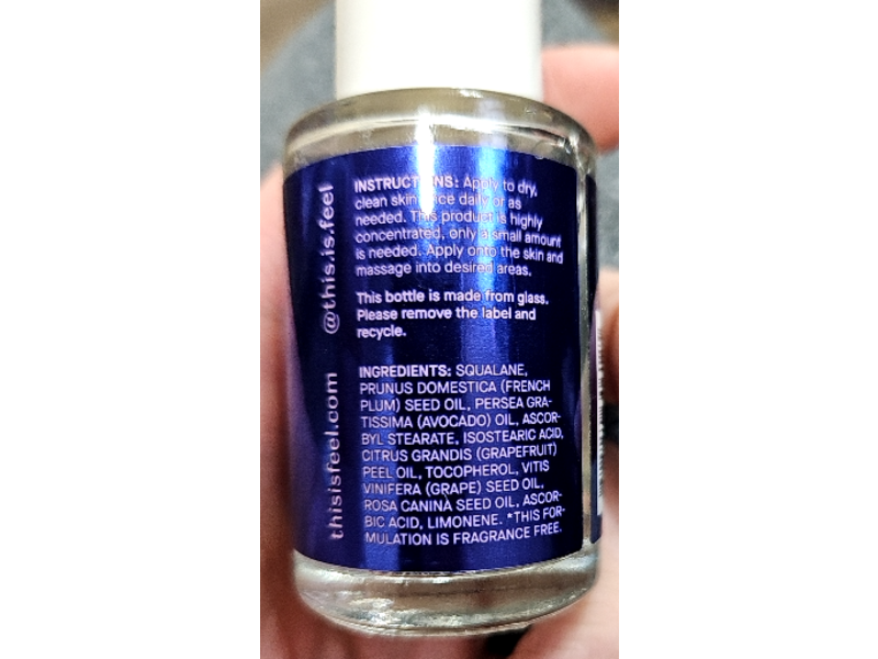 Feel Squalane Facial Oil, 1 fl oz/30 mL