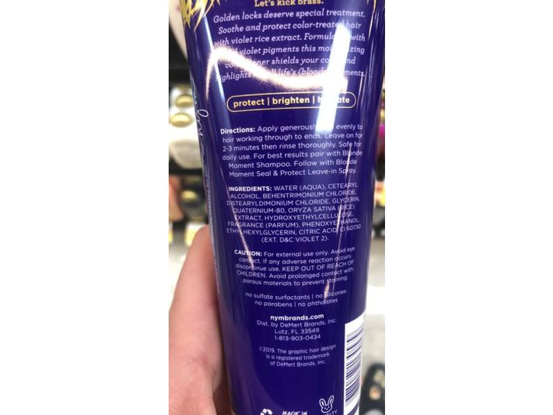 Not Your Mother's Purple Treatment Conditioner, Blonde Moment, 8 fl oz/237 mL