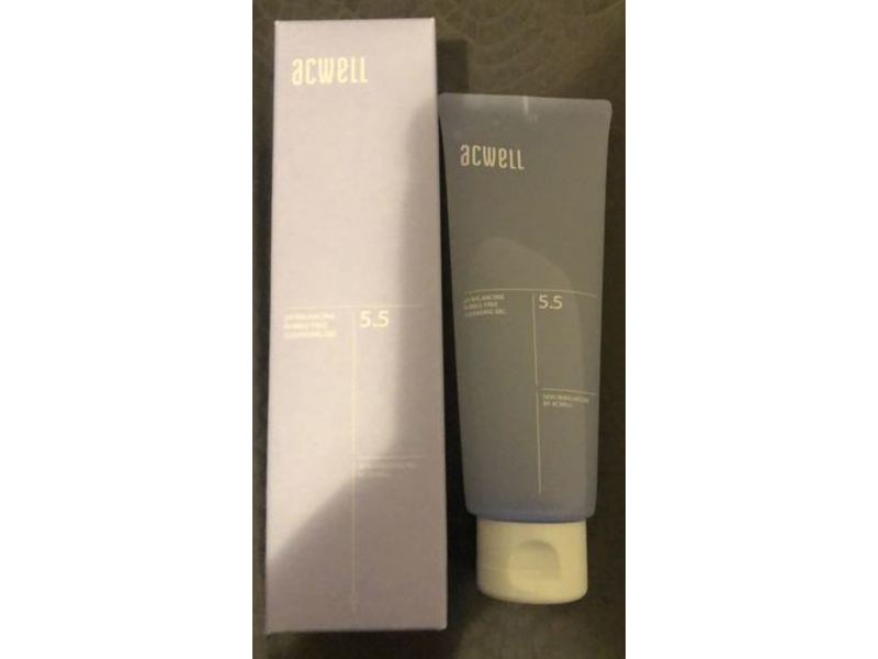 Acwell Ph Balancing Bubble Free Cleansing Gel, 5.41 fl oz/160 ml