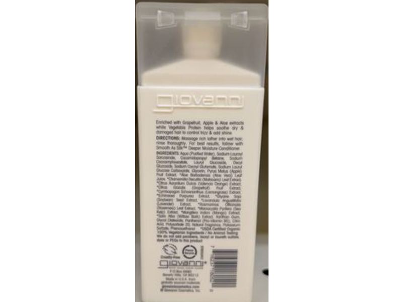 Giovanni, Smooth As Silk Deep Moisture Shampoo, 2 fl oz/69 mL