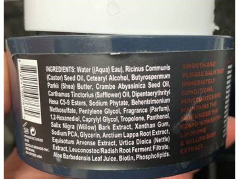 Scotch Porter Conditioning Beard Balm, Intense Hydration + Smooths, Biotin, 3 oz/88 mL