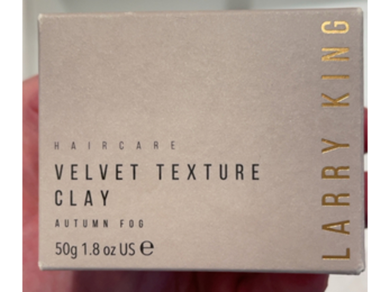 Larry King Hair Care Velvet Texture Clay, 1.8 oz/50 g