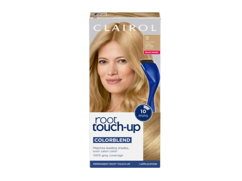 Clairol ColorBlend Permanent Root Touch-Up, 9 Light Blonde, 1 Application, Pack Of 2