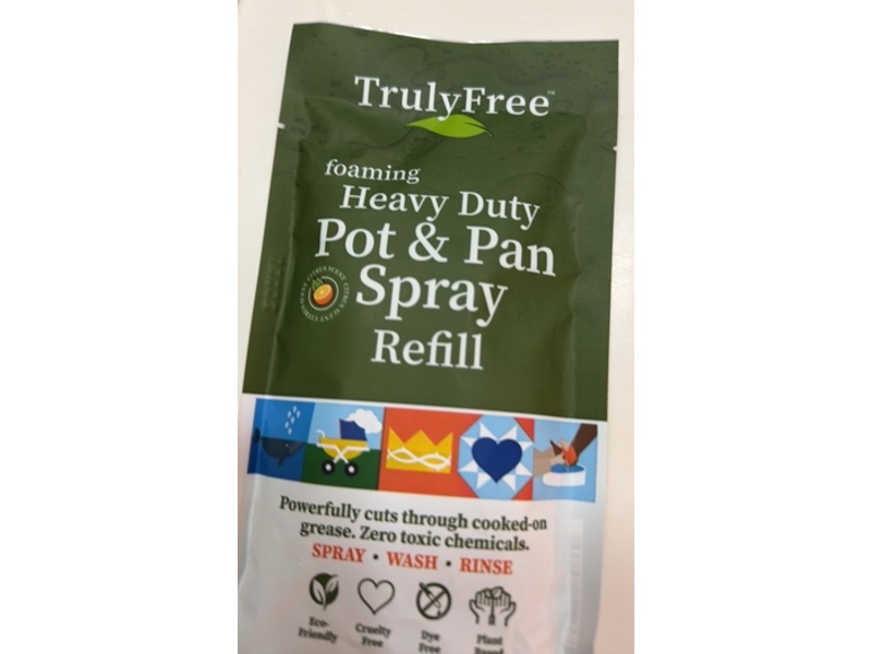 Truly Free Foaming Heavy Duty Pot & Pan Spray Refill