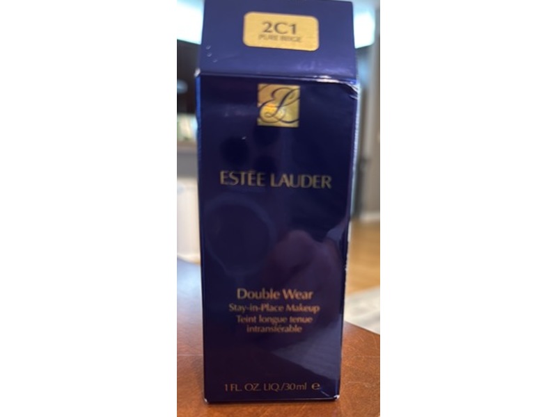Estée Lauder Double Wear Stay In Place Makeup, 2C1 Pure Beige, 1 fl oz/30mL