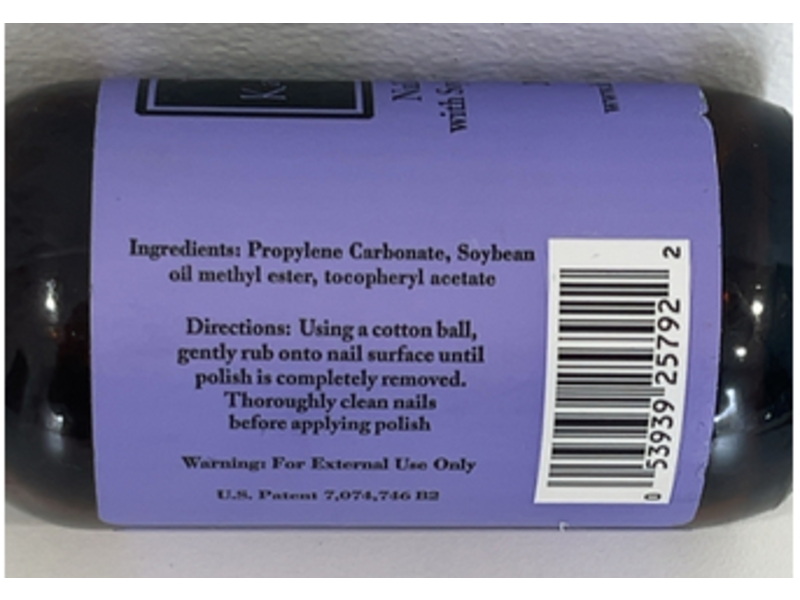 Karma Naturals Nail Polish Remover, Soybean Oil & Lavender, 4 fl oz