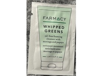FARMACY Whipped Greens Oil-Free Foaming Cleanser, Moringa & Papaya, 0.05 fl oz/1.5 mL - Image 3