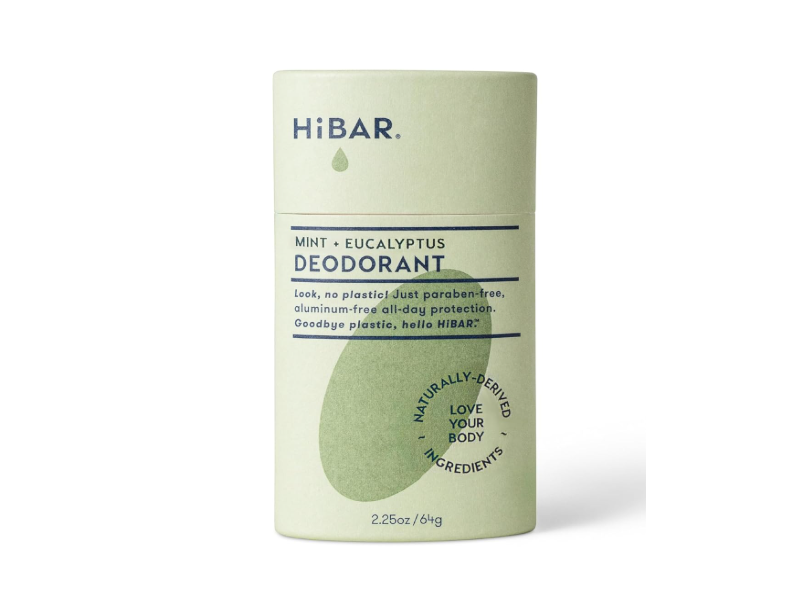 HiBar Deodorant, Mint & Eucalyptus, 2.25 oz/64 g
