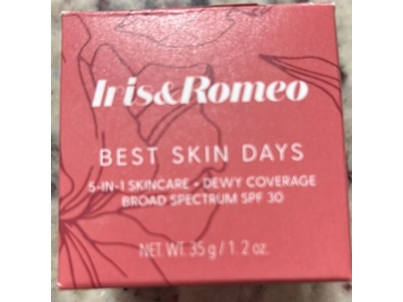 Iris&Romeo Best Skin Days 5 In 1 Moisturizer, SPF 30, 5, 1.2 oz/35 g