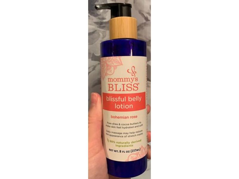 Mommy's Bliss Blissful Belly Lotion, Bohemian Rose, 8 fl oz/237 ml