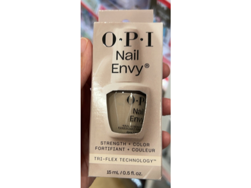 O.P.I Nail Envy Strengthener, Double Nude-y, 0.5 fl oz/15 mL