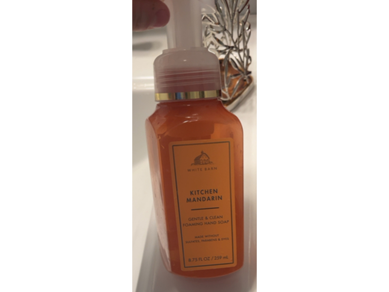 White Barn Gentle & Clean Foaming Hand Soap, Kitchen Mandarin, 8.75 fl oz/259 mL, Pack Of 2