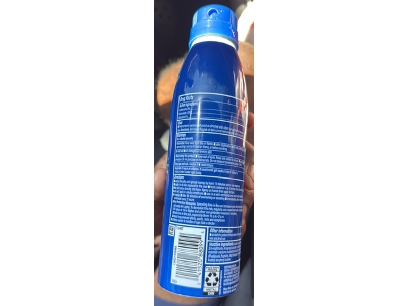 Careone Sport Sunscreen Spray, SPF 50, 5.5 oz/156 g