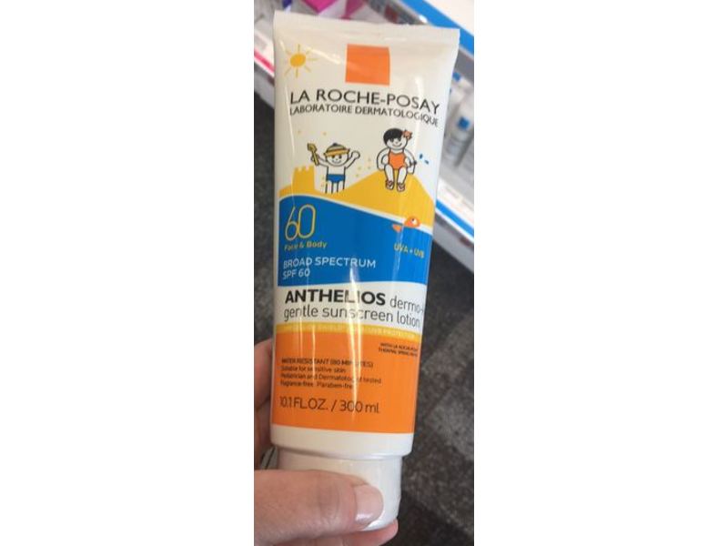 La Roche-Posay Anthelios Dermo-Kids Gentle Sunscreen Lotion, SPF 60, 6.7 fl oz / 200 mL