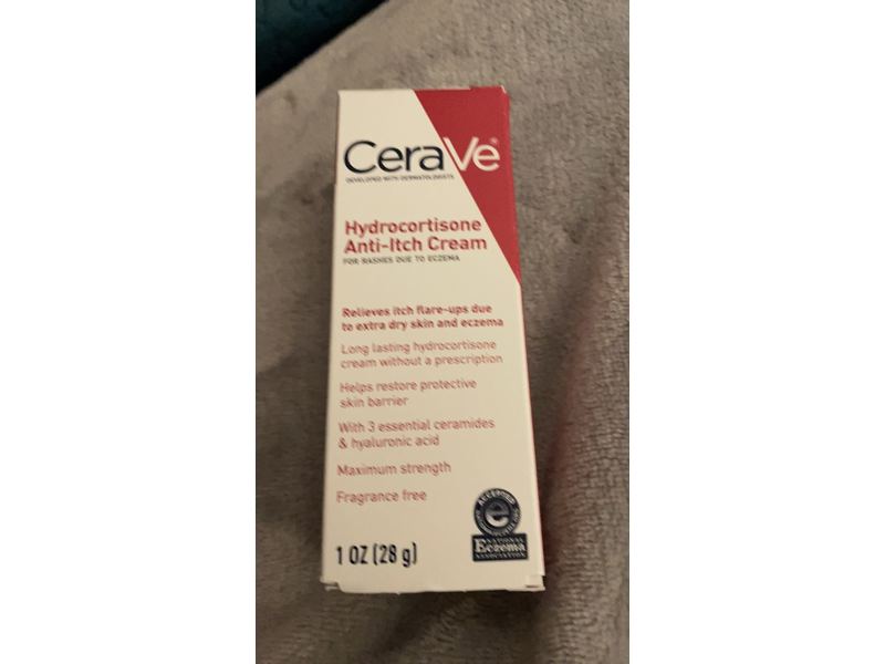 Cerave Hydrocortisone Anti-Itch Cream, 1 oz/28 g