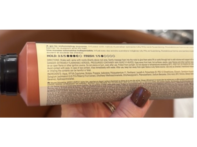 O&M Rootalicious Root Lift Volumising Mousse, 10.14 fl oz/300 mL