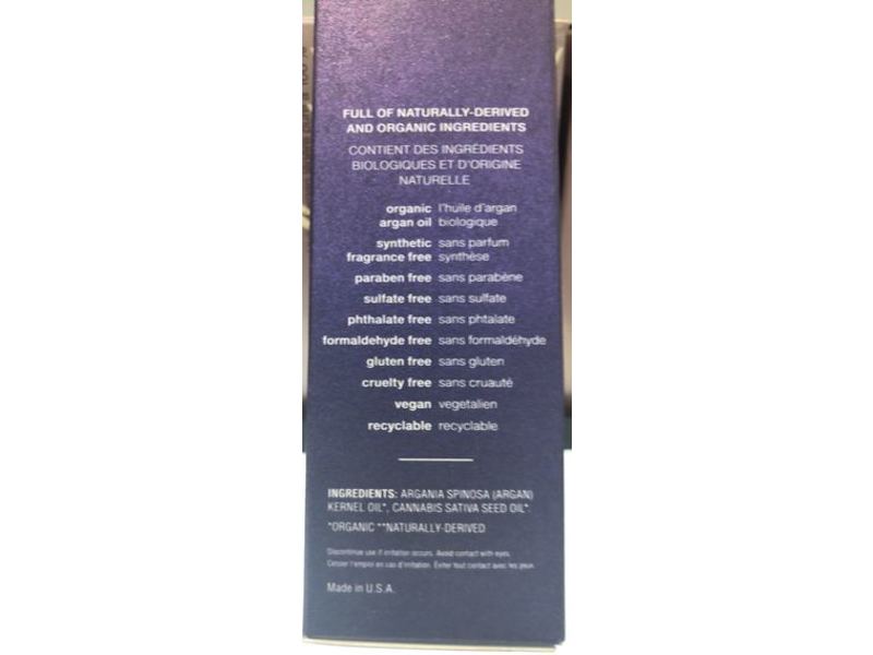 Josie Maran Hemp Seed Oil, 1.7 fl oz/50 mL