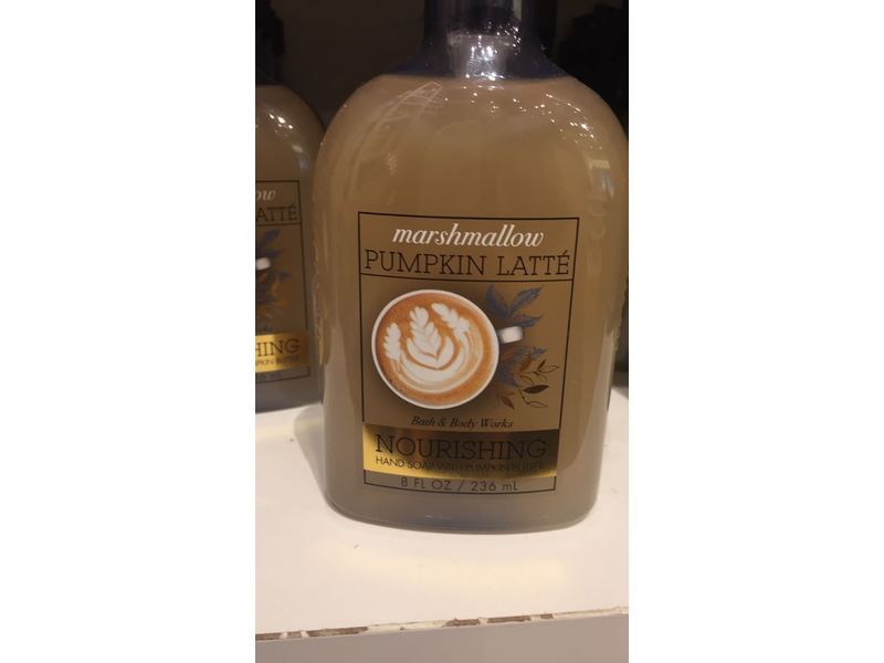 bath and body works marshmallow pumpkin latte hand soap