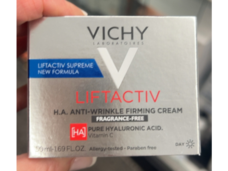 Vichy Liftactiv Ha Anti-Wrinkle Firming Cream, 1.69 fl oz/50 mL