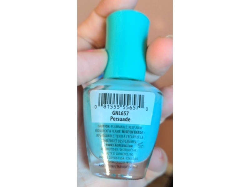 L.A. Girl Gel Extreme Shine Gel-Like Polish, Persuade GNL657, 0.47 fl oz/14 mL