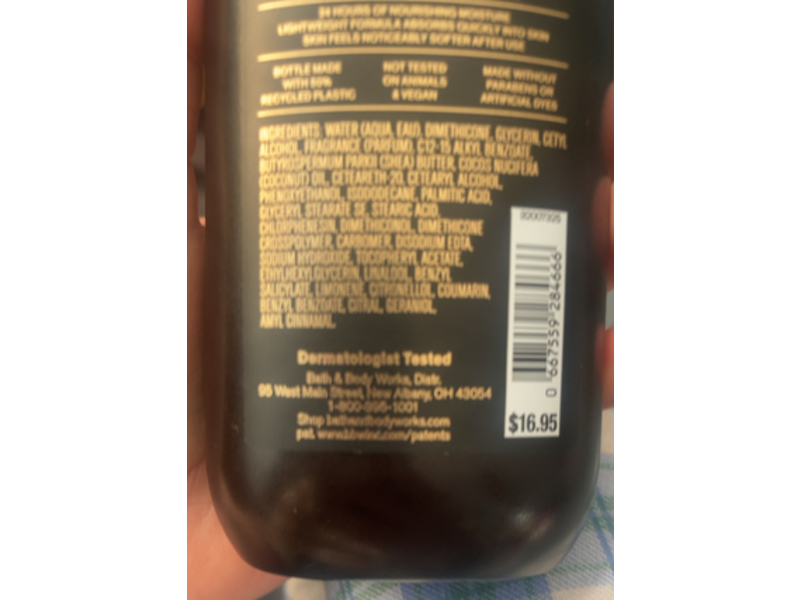 Bath & Body Works Body Lotion, Into The Night, 8 fl oz/236 mL