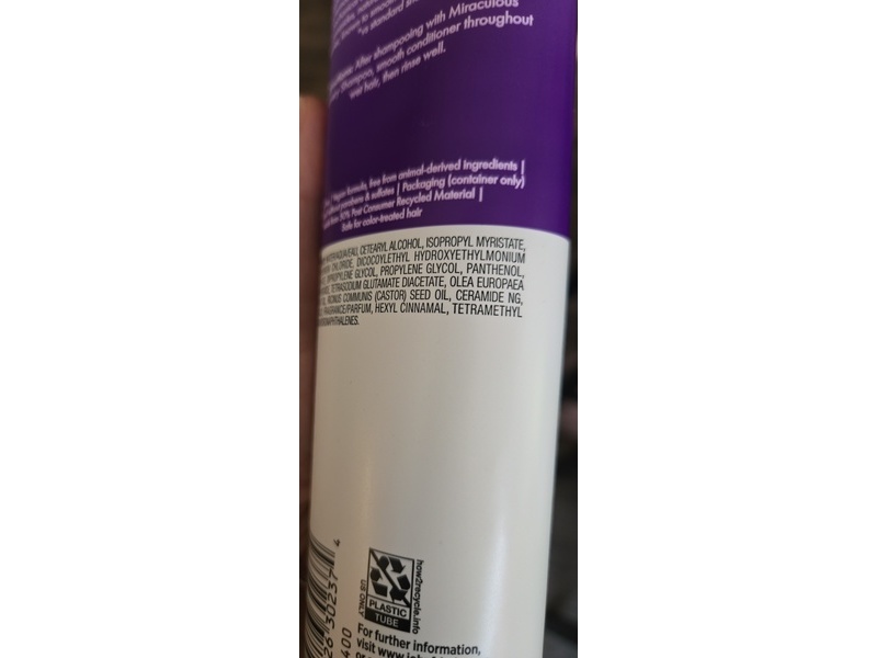 John Frieda Frizz Ease Miraculous Recovery Conditioner, 10.1 fl oz/298 mL