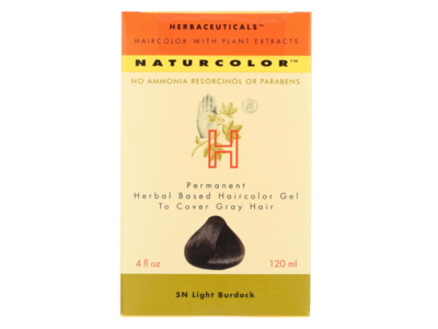 Naturcolor Permanent Natural Hair Color Gel, 5N Light Burdock, 4 fl oz/120 mL