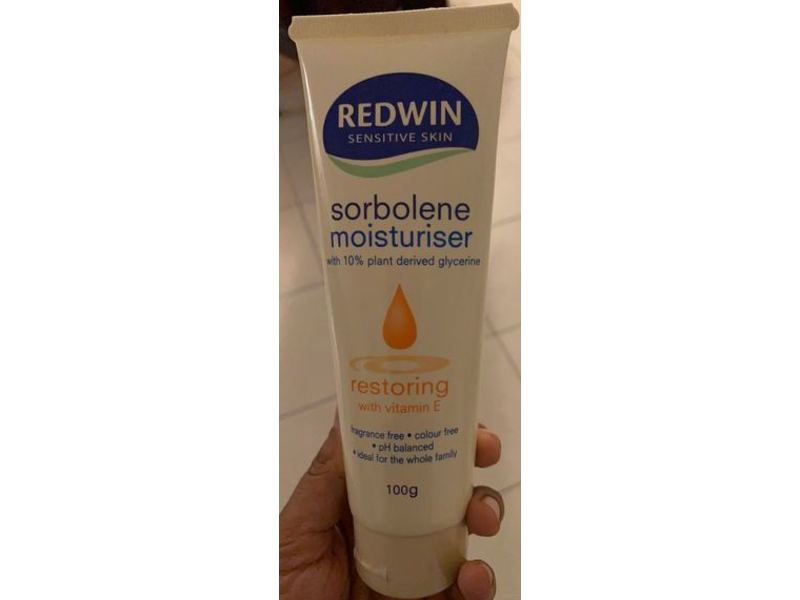 Redwin Sorbolene Moisturiser Restoring, Vitamin E, 3.52 oz/100 g