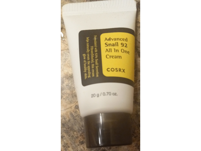 Cosrx All In One Cream, Advanced Snail 92, 0.70 oz/20 g