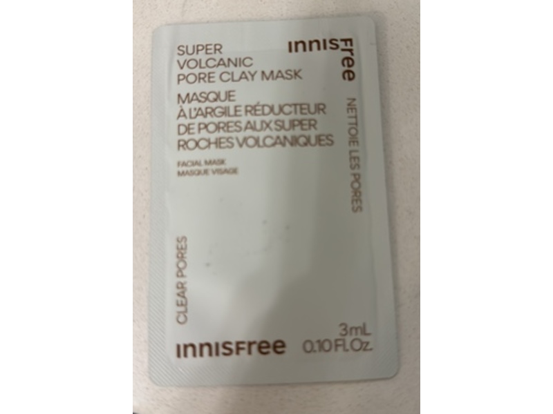 Innisfree Super Volcanic Pore Clay Mask, 0.10 fl oz/3 mL