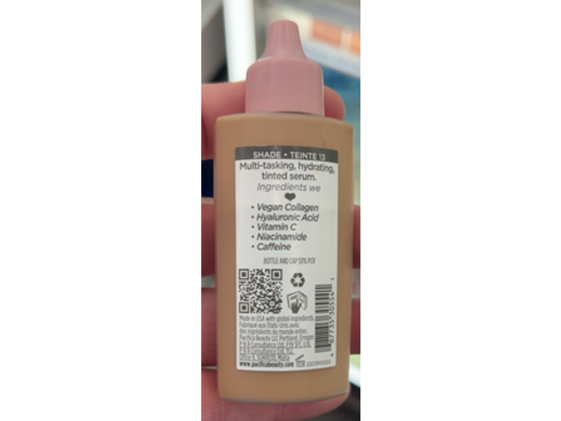 Pacifica Beauty Kind Tinted Serum, 13, 1 fl oz/29 mL