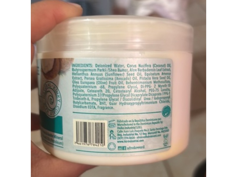 Afro Love Curling Puree Curl Cream, Clean Scent, Coconut Oil, Shea Butter & Aloe Vera, 16 oz/450 g