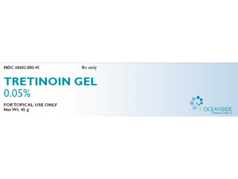Tretinoin gel, 0.05%, 45 g, Oceanside Pharmaceuticals (Rx)