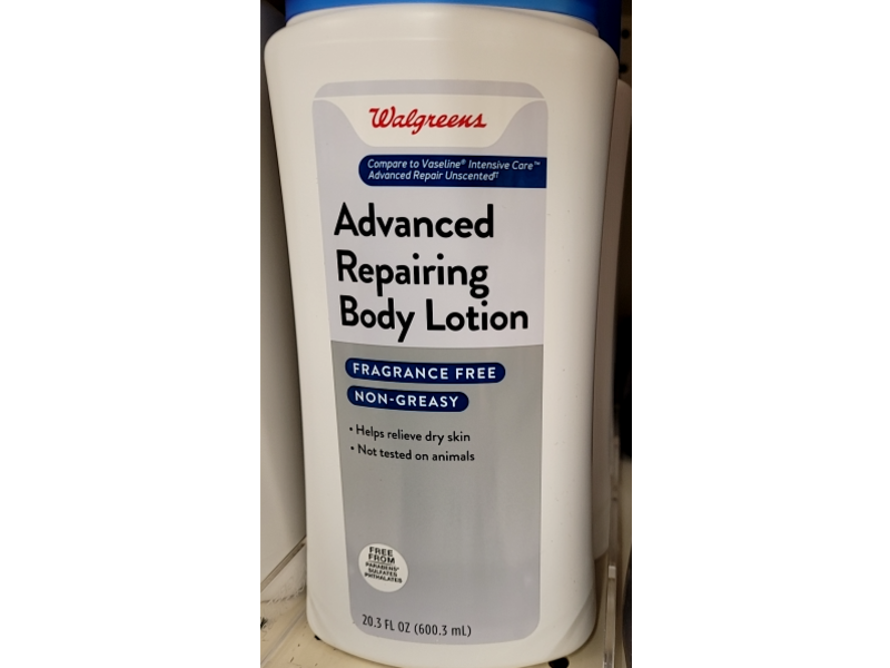 Walgreens Advanced Repairing Body Lotion, 20.3 fl oz/600.3 mL