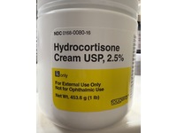Hydrocortisone Cream 2.5%, 453.6 g, Fougera (Rx) - thumbnail 1