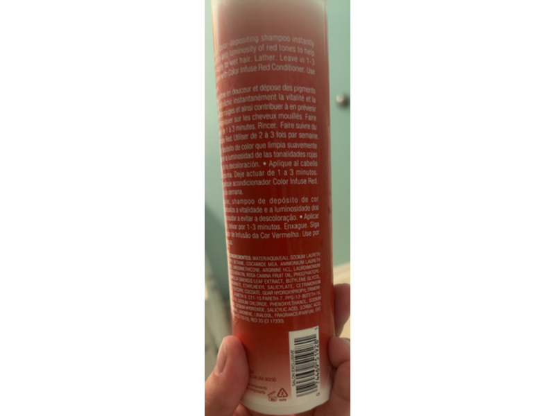 Joico Color Infuse Red Shampoo, 10.1 fl oz/300 mL