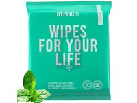 HyperGo Wipes For Your Life Showerless Body Wipes, Mint, 20 Count - Image 2