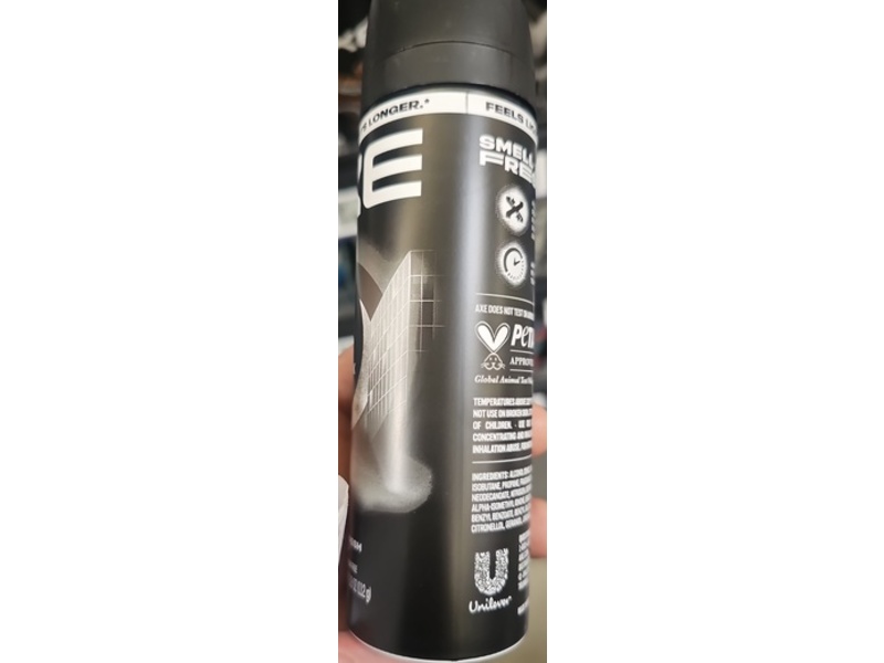 Axe Deodorant Bodyspray, Black, 3.9 oz/112 g