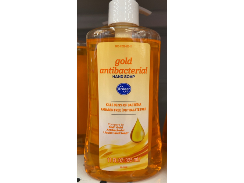 Kroger Gold Antibacterial Hand Soap, 11 fl oz/325 mL