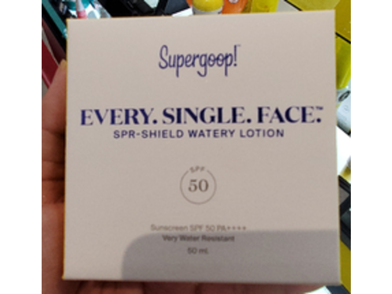 Supergoop Every Single Face Watery Lotion, SPF 50, PA++++, 1.7 oz/50 mL
