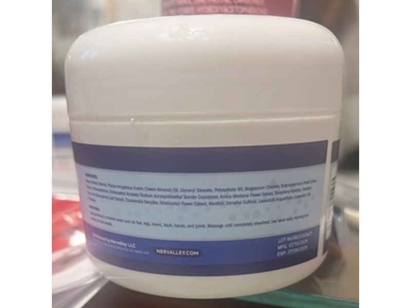 Nervalley Pure Relief Magnesium Cream, Deep Comfort & Relief, 4 oz/120 mL