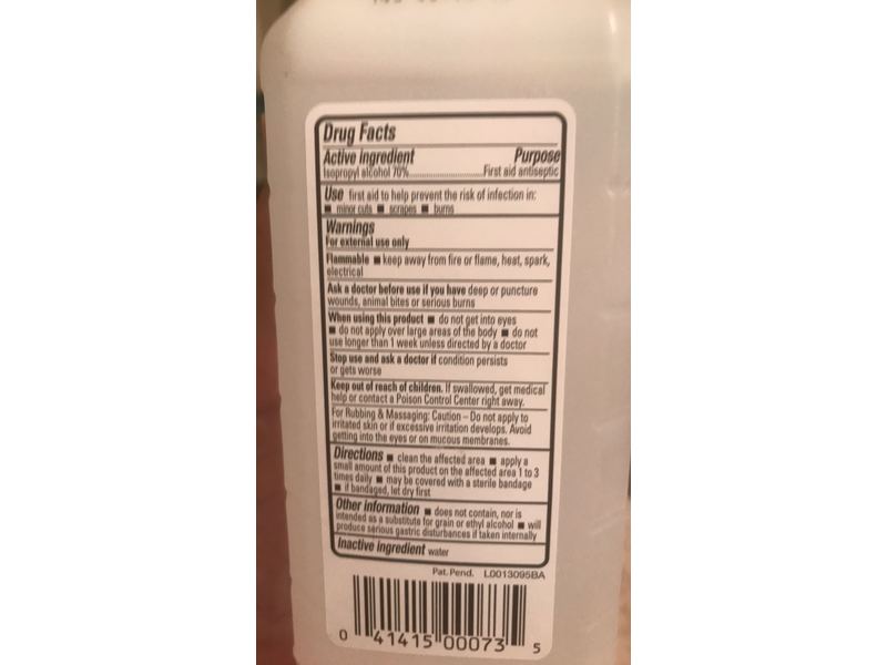 Publix Rubbing Alcohol, 16 fl oz/473 mL