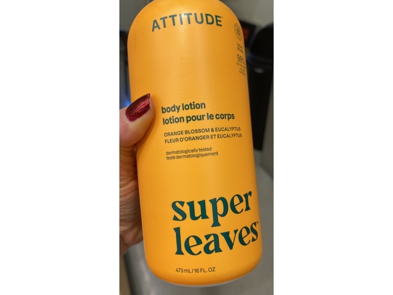 Atitude Super Leaves Body Lotion, Orange Blossom & Eucalyptus, 16 fl oz/473 mL