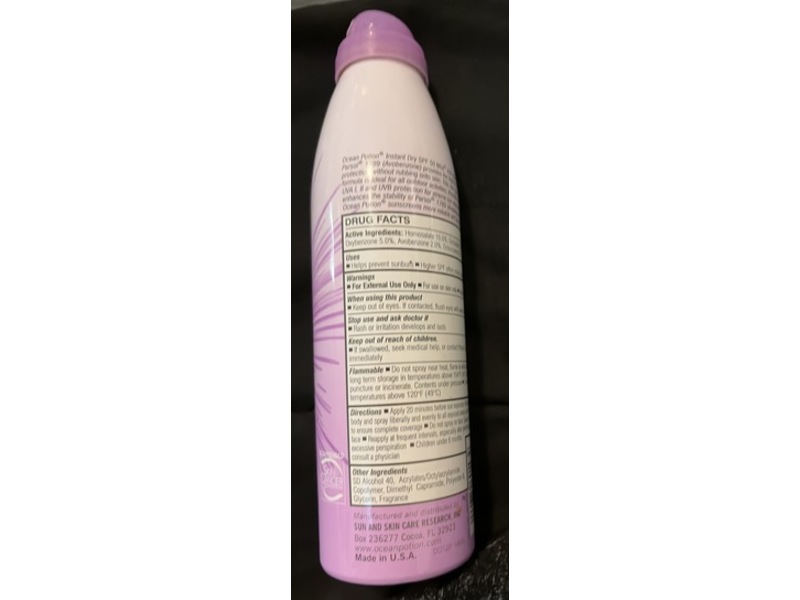 Ocean Potion Anti-Aging Sunblock Instant Dry Mist, SPF 50, 6 fl oz/177 mL