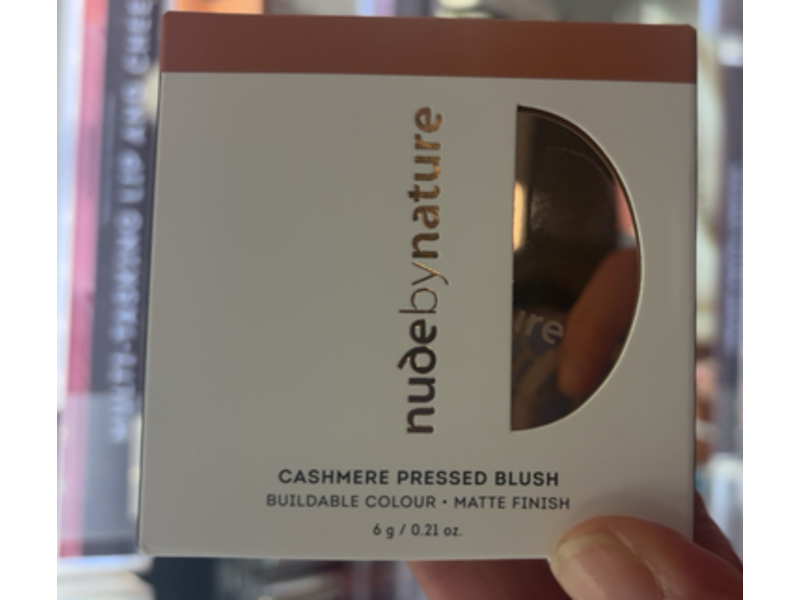 Nude By Nature Cashmere Pressed Blush, 03 Desert Rose, 0.21 oz/6 g