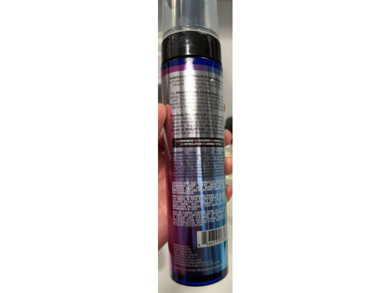 Kaleidoscope Miracle Drops Styling Foam, Coconut Milk & Aloe Vera, 8 fl oz/236 mL
